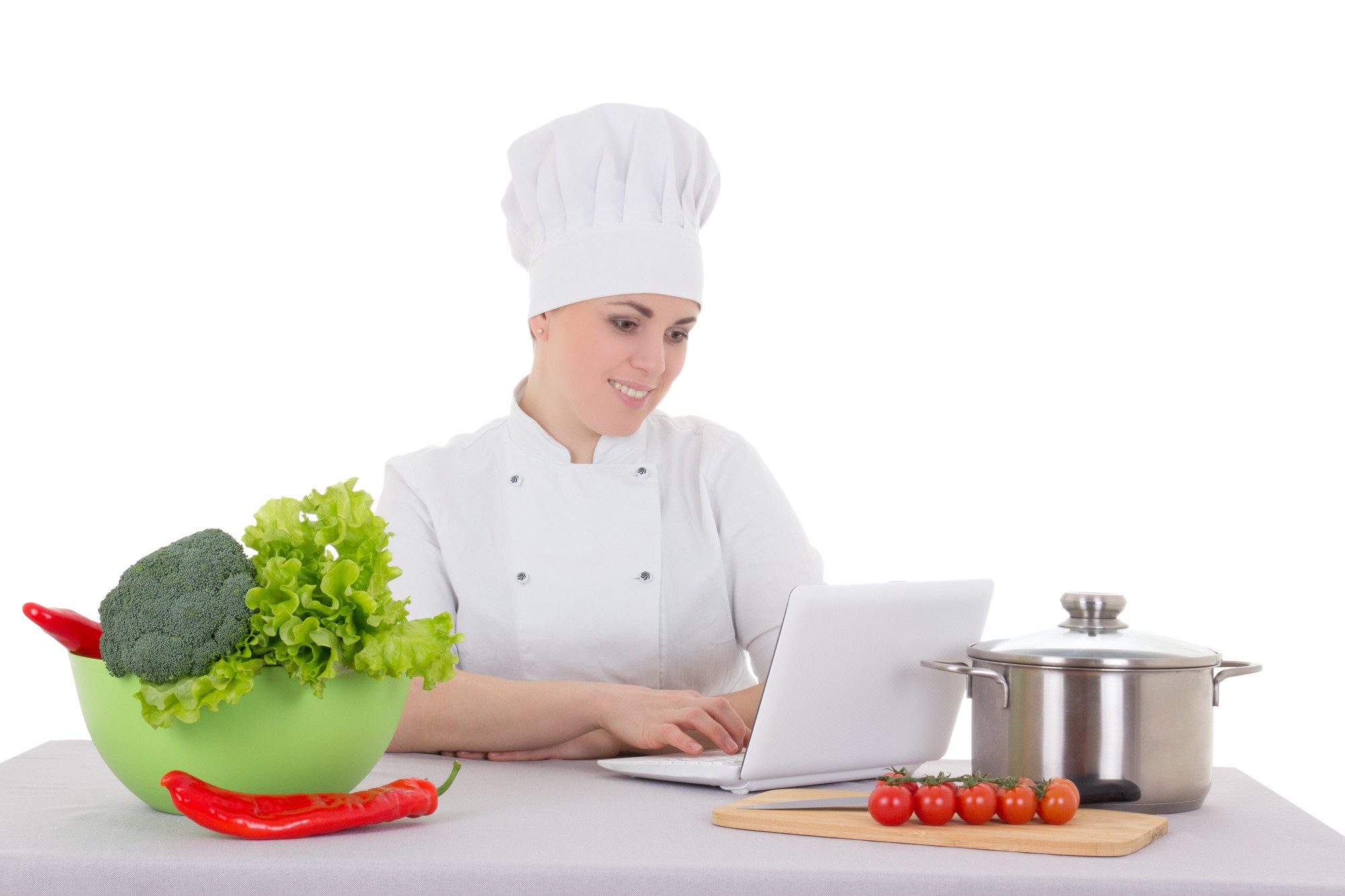 Workshop di cucina con insegnante che mostra tecnica